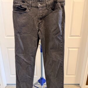 Levi's Men's Charcoal Straight Jeans